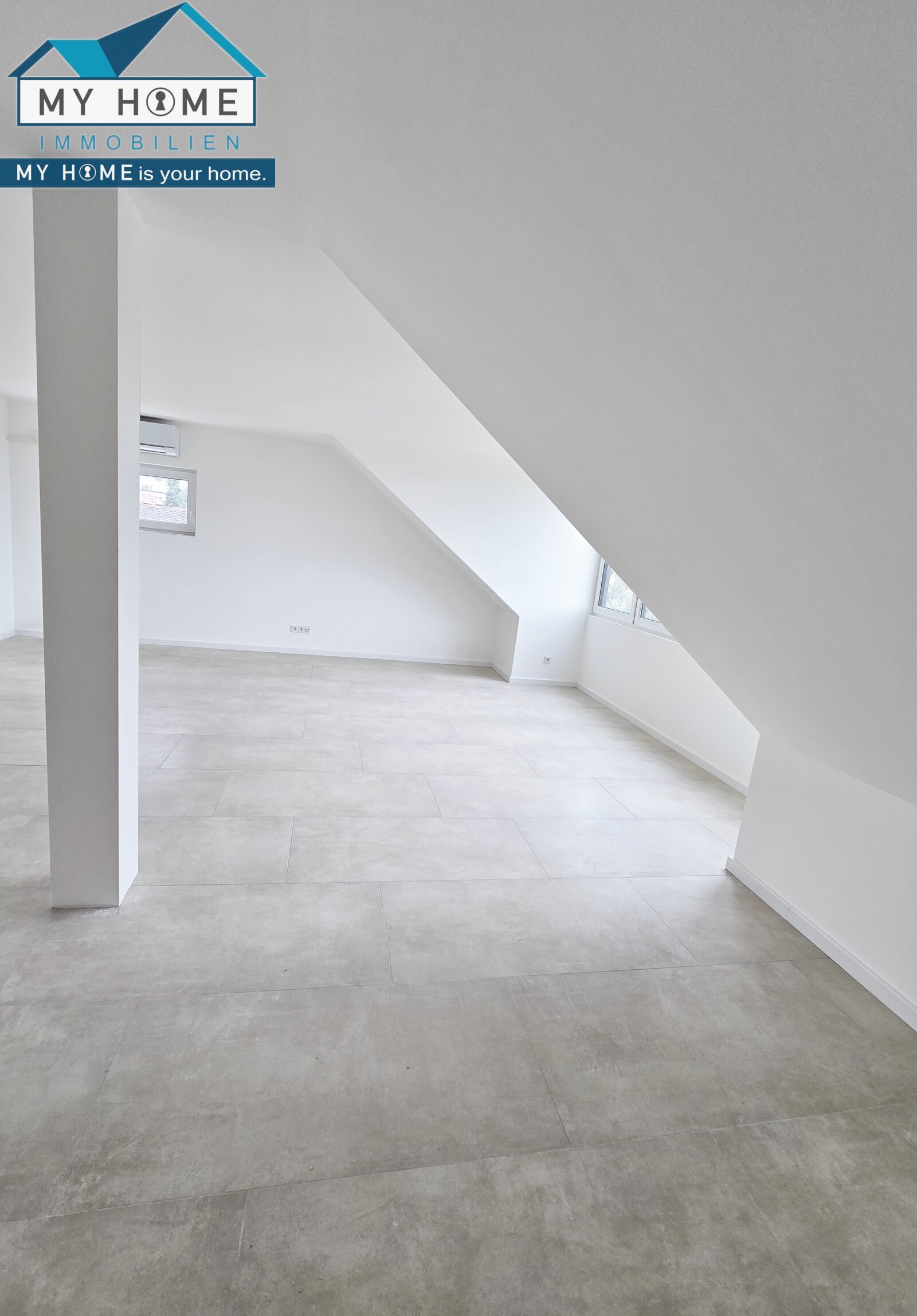 Penthouse Stil: exkl. frisch renov. DG Whg. Konz-Berendsborn, 3 ZKB, EBK, Klima, Stellpl., ca. 81 m²