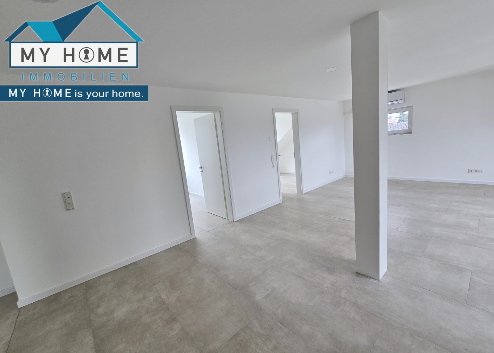 Penthouse Stil: exkl. frisch renov. DG Whg. Konz-Berendsborn, 3 ZKB, EBK, Klima, Stellpl., ca. 81 m²
