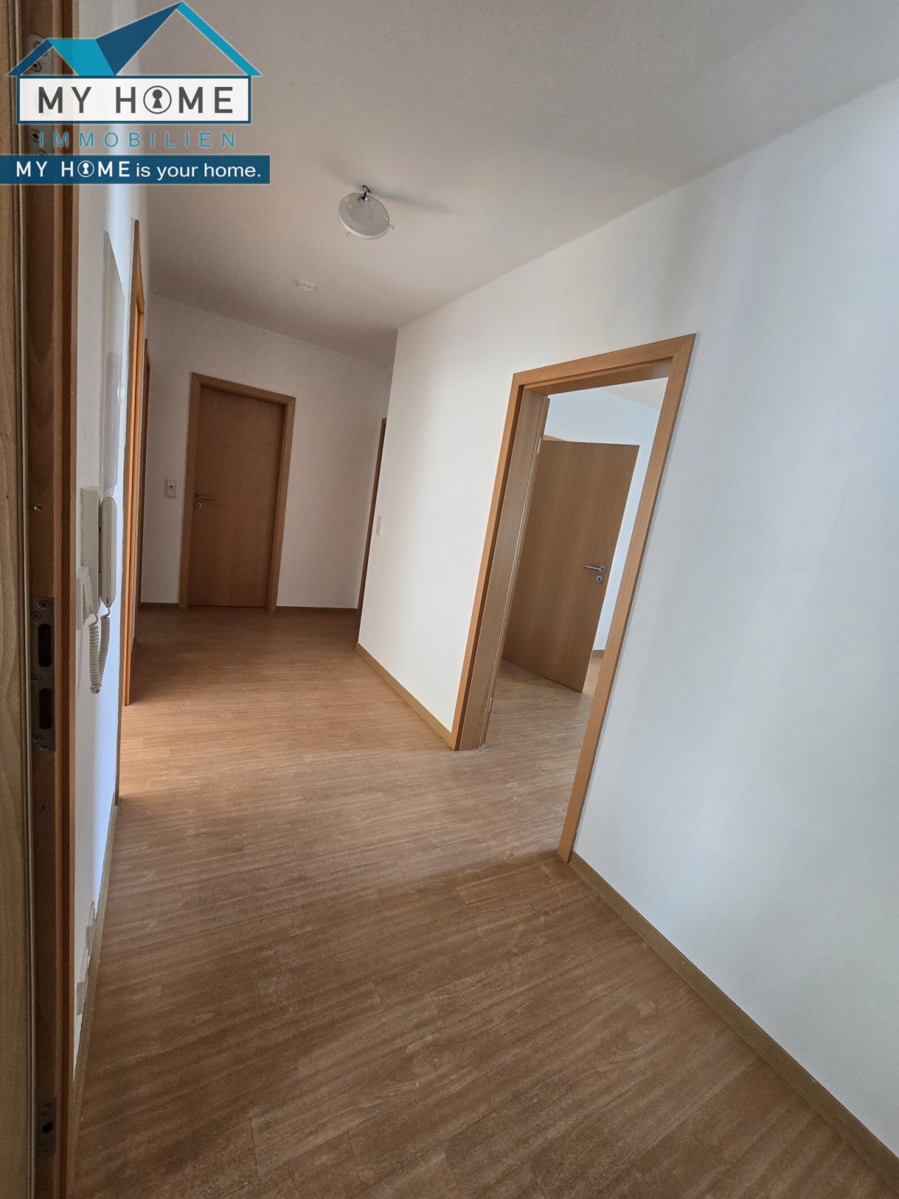 Eingangstür Blick in Diele 