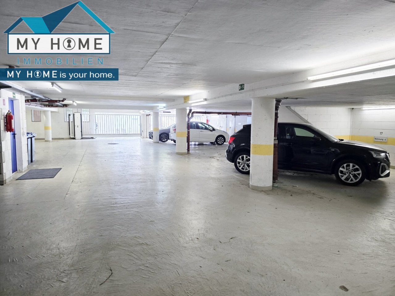 Tiefgarage mit Keller etc. Tiefgarage mit Keller etc.