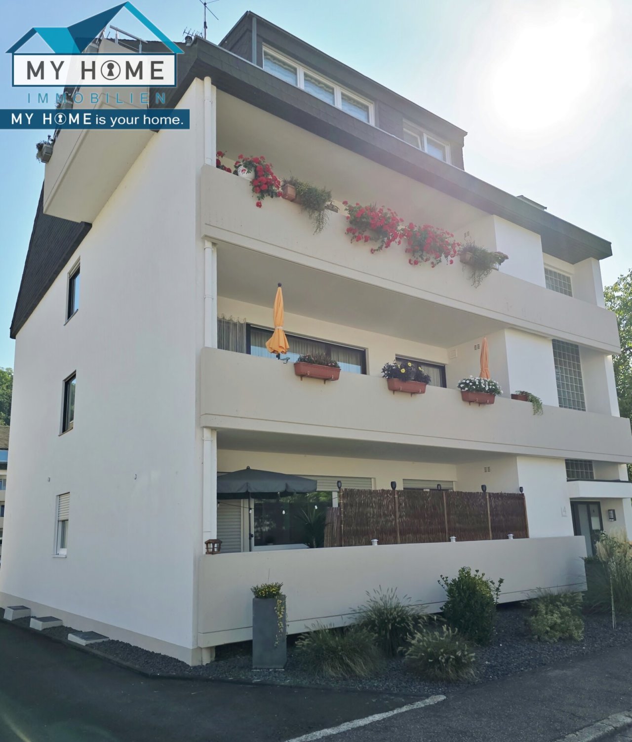  seitlicher Blick auf Haus