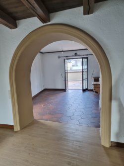 Blick WZ-Kaminecke zu Terrasse Blick WZ-Kaminecke zu Terrasse