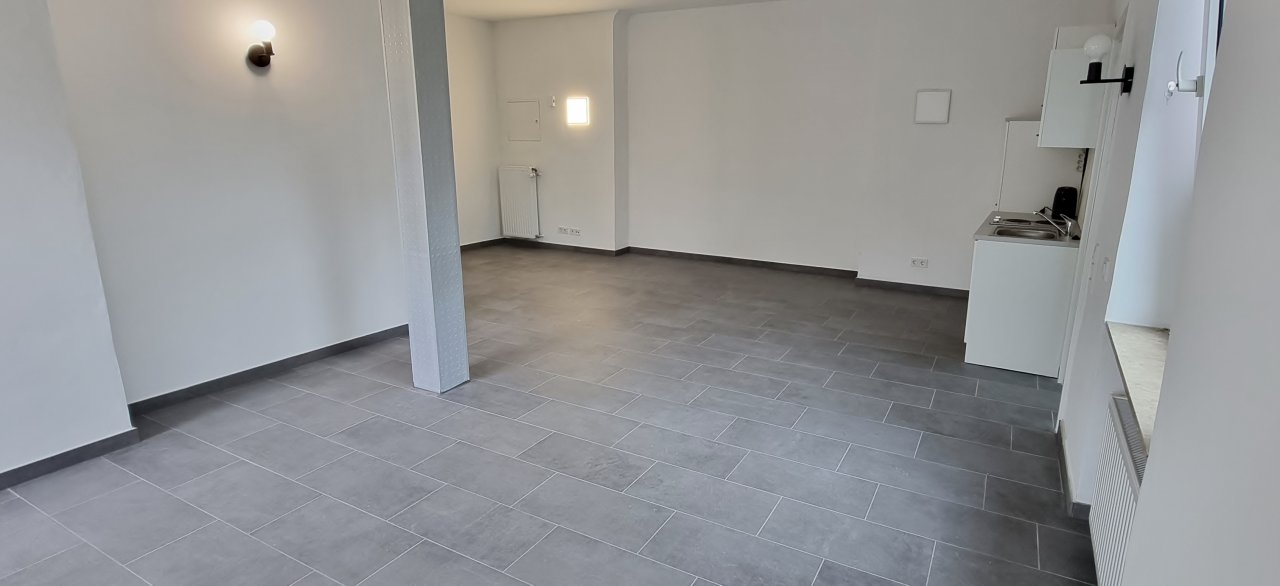  Blick in großen, offenen Wohn- Küchen-Essbereich